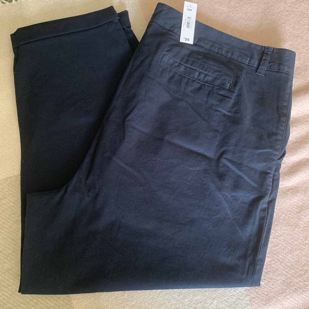Joe Fresh + Navy Cotton Ankle Pant